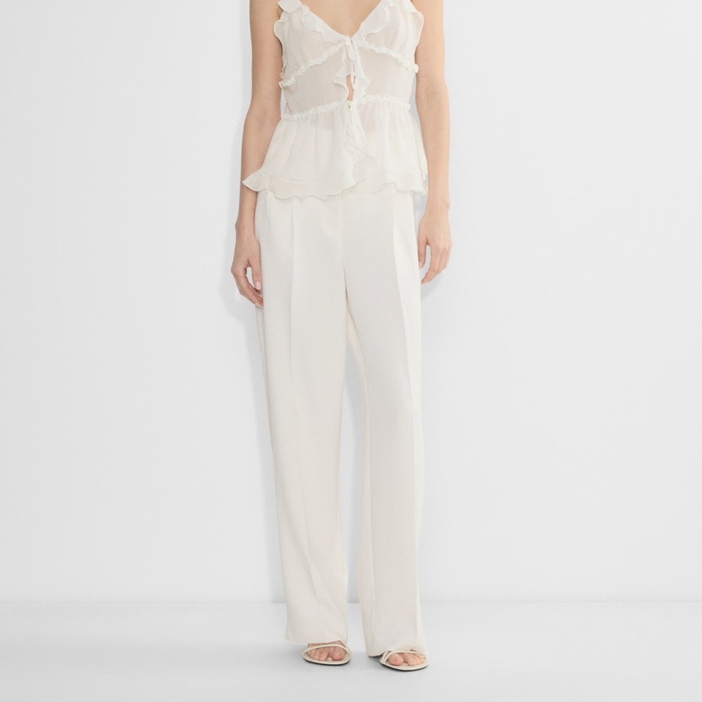 Aritzia The Effortless Pant Size 8 Birch White